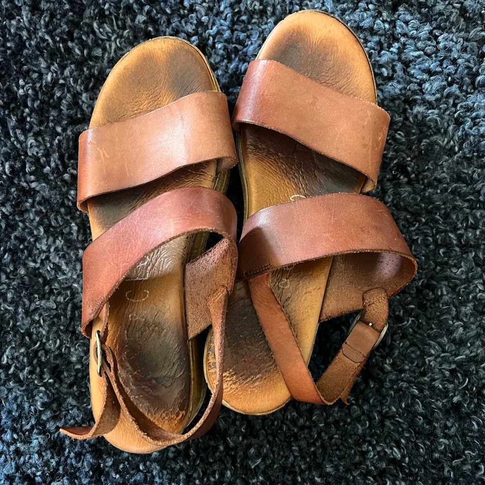Brown Platform Sandals from Spain